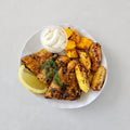 Grilled Basa with Spiced Veggies